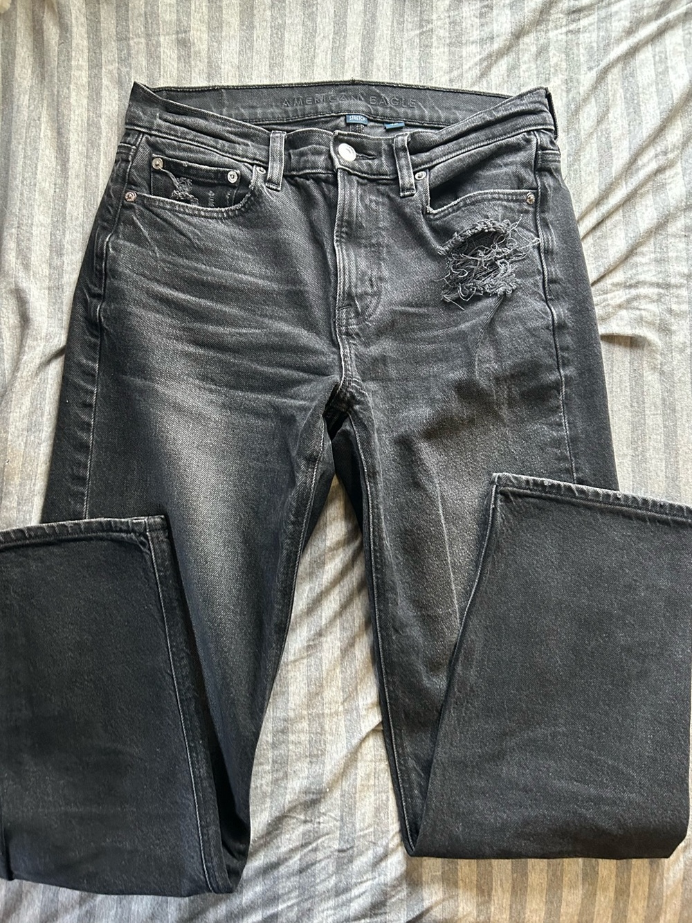 American Eagle Outfitters Black Straight Jeans